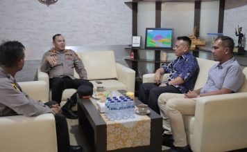 Kapolres Lingga Terima Kunjungan Silaturahmi Bupati Lingga