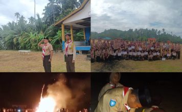 Peringatan HUT Pramuka Ke-63 di Kecamatan Temiang Pesisir Berlangsung Meriah dengan Beragam Kegiatan