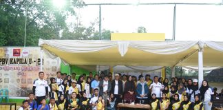 Ketua TP-PKK Kepri Resmi Buka Kejuaraan Bola Voli PBV Kapila U-23