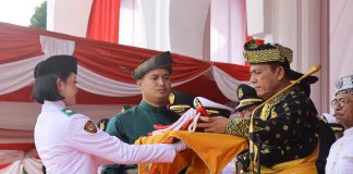 Gubernur Ansar Irup Peringatan HUT ke-79 RI Tingkat Provinsi Kepri