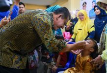 Gubernur Kepri Ansar Ahmad Evaluasi Langsung Pelaksanaan PIN Polio di Tanjungpinang