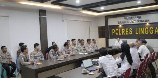 Audit Kinerja PNBP, Polres Lingga Terima Kunjungan Tim Itwasda Polda Kepri