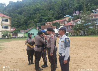 Polres Anambas Gelar Apel Pasukan Operasi Mantap Praja Seligi Pengamanan Pilkada serentak