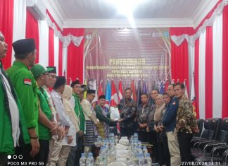 Bapaslon Anambas Bedelau Rusli Effendi dan Johari Resmi Mendaftarkan Diri ke KPU