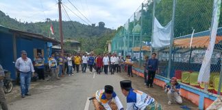 Kesenian Silat Meriahkan Deklarasi Koalisi Energi Baru Anambas Maju di Palmatak