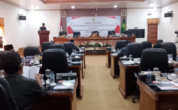 Sidang Paripurna Penyampaian Pidato Nota Keuangan RAPBD Natuna Tahun 2025