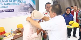 Dinas PUPR Kota Payakumbuh Gelar Pelatihan dan Sertifikasi Tenaga Terampil Kontruksi