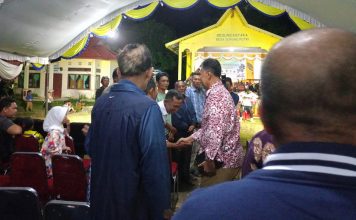 Malam Seni Budaya Sedekah Bumi, Antusiasme Warga Gunung Putri Sambut Bupati Natuna Wan Siswandi