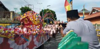 Pawai Maulid Nabi di Serasan, Bukti Kebersamaan dan Cinta pada Rasulullah