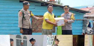 Personil Polsek Dabo Singkep Galakkan Aksi Sedekah Rutin di Setiap Apel Pagi