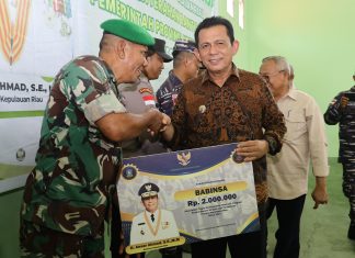 Insentif Personel TNI/Polri Masyarakat di Kepri tahun 2024 Rampung Disalurkan