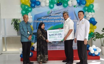 BPJS Ketenagakerjaan Lhokseumawe Serahkan Santunan di Harpelnas 2024