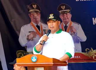 Bupati Anambas Hadiri Senam dan Jalan Santai Hari Jadi KKA ke-16
