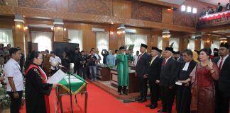 Bupati Asahan Hadiri Pengucapan Sumpah Janji Anggota DPRD Asahan Periode 2024 – 2029