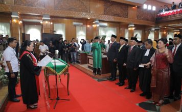 Bupati Asahan Hadiri Pengucapan Sumpah Janji Anggota DPRD Asahan Periode 2024 – 2029