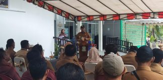 Dukung Akses Kesehatan yang Lebih Baik, Bupati Abdul Haris Hadiri Tepung Tawar Puskel di Siantan Tengah