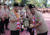 Bupati Asahan Hadiri Peringatan Pramuka Ke 63 Tingkat Kwartir Cabang Gerakan Pramuka Tahun 2024