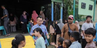 Kunker ke Desa Kelumu, Bupati Nizar Tinjau Revitalisasi SDN 005 Lingga