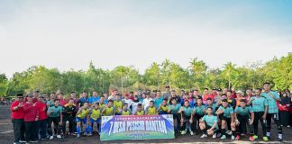 Buka Turnamen Sepakbola 7 Desa Pesisir, Ini Pesan Bupati Kasmarni