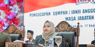 45 Anggota DPRD Dilantik, Bupati Kasmarni Ucapkan Selamat dan Tahniah