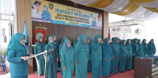 Ketua TP PKK Kabupaten Asahan Kukuhkan 81 Ketua TP PKK Desa