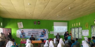 LKKPN Pekanbaru Adakan Program ‘Konservasi Goes to School’ di SMPN 002 Batu Belah