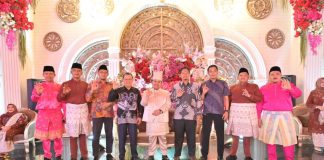 Bupati Bengkalis Kasmarni Gelar Resepsi Unduh Mantu Pernikahan Arsya dan Tiara