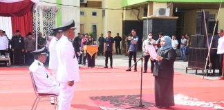 Kukuhkan Perpanjangan Kades dan BPD, Bupati Kasmarni Pinta Tunjukkan Kinerja yang Berkualitas