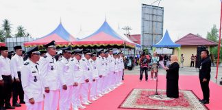 Bupati Bengkalis Kukuhkan 12 Kades, BPD Kecamatan Bengkalis dan Bantan