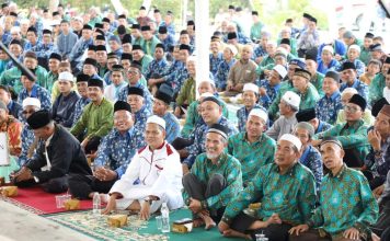 Besarnya Kecintaan Rudi pada Tokoh Agama, 4.500 Karung Beras Dibagikan