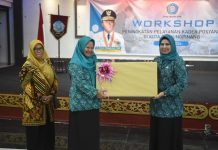 Ketua TP-PKK Kepri Hadiri Workshop Peningkatan Pelayanan Kader Posyandu di Tanjungpinang dan Bintan