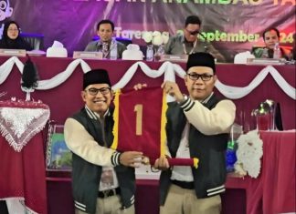 Paslon Bupati dan Wakil Bupati Anambas Rusli Effendi dan Johari Mendapat Nomor Urut 1