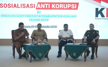 Pemkab Asahan Gelar Sosialisasi Anti Korupsi DiLingkungan Pemerintahan