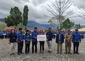 Perdana, Pekerja Rentan Kabupaten Samosir terima Santunan Kematian sebesar 42 juta