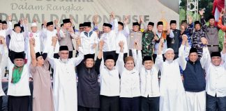 Ciptakan Pilkada Damai, Bupati Bengkalis Ikut Do’a Bersama Kapolda