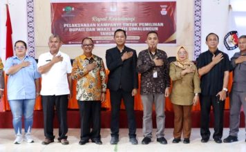Hadiri Rakor Pelaksanaan Kampanye Pilkada Tahun 2024, Plt. Bupati Simalungun: “Berkampanyelah dengan santun”