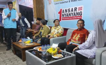Peresmian Posko Pemenangan Ansar-Nyanyang, Dimeriahkan ‘Pantun Burung Kenek-kenek’
