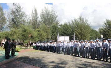 Kodim 0318/Natuna Jadi Panitia Perlombaan PBB dalam Rangka HUT TNI ke-79 di Kabupaten Natuna