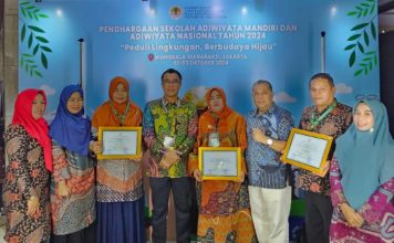 3 Sekolah di Kota Payakumbuh Raih Penghargaan Adiwiyata Nasional 2024
