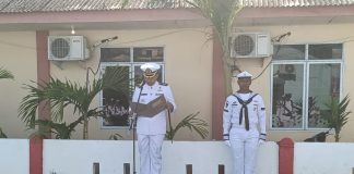 Letkol Laut (P) Ari Sukmana Pimpin Upacara Hari Kesaktian Pancasila