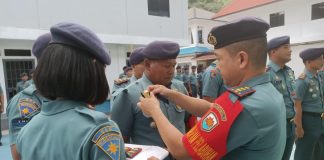 Danlanal Tarempa Rotasi Jabatan Dilingkungan Lanal Tarempa
