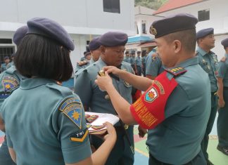 Danlanal Tarempa Rotasi Jabatan Dilingkungan Lanal Tarempa