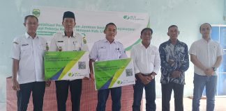 Dinas Perikanan Lingga Gandeng BPJS Ketenagakerjaan Sosialisasikan Program di Desa Rejai