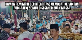 Damba Pemimpin Berintegritas, Membuat Kehadiran Rudi Selalu Disesaki Ribuan Massa