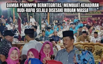 Damba Pemimpin Berintegritas, Membuat Kehadiran Rudi Selalu Disesaki Ribuan Massa