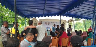 Sholawat Busyro Sambut Pasangan Nizar-Novrizal Saat Kampanye di Desa Berindat