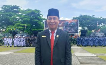 Ketua DPRD Sementara Natuna Hadiri Upacara HUT TNI ke-79 di Pantai Piwang