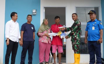 5 KK Telah Bergeser ke Rumah Baru di Tanjung Banun