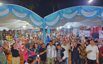 Lagu & Teriakan “Coblos Nomor 2, Rudi-Rafiq Selalu di Hati” Membahana di Batubesar
