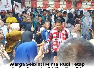 Warga Seibinti Minta Rudi Tetap Perhatikan Masjid Jika Terpilih Sebagai Gubernur Kepri